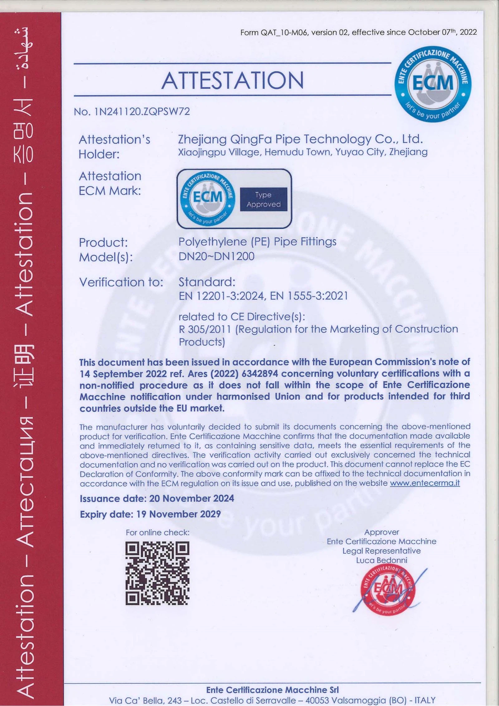 CE certificate CE certificate